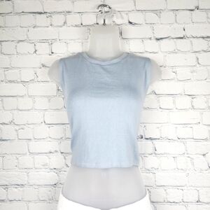 Urban Rebel Size L Light Blue Sleeveless Top